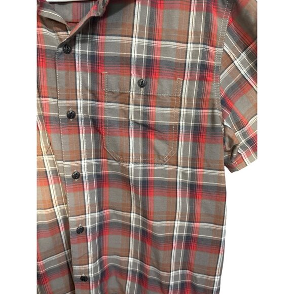 Kuhl Mens Plaid Short Sleeve Button-Up Shirt Medium - Picture 3 of 5